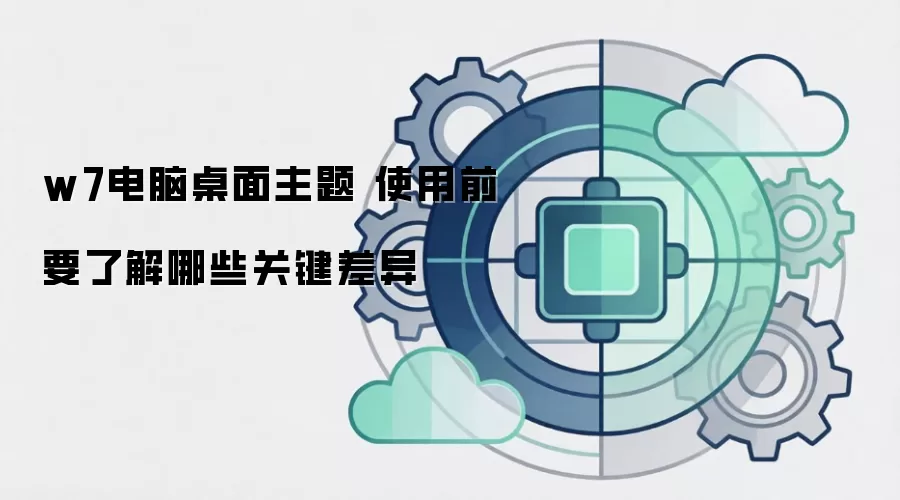 w7电脑桌面主题 使用前要了解哪些关键差异