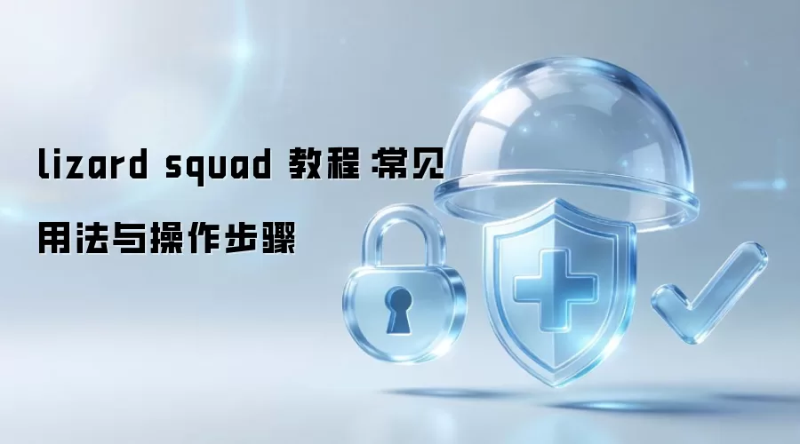 lizard squad 教程：常见用法与操作步骤