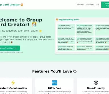 Group Card Creator
