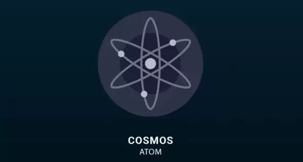 Cosmos跨链生态网络架构示意图，展示区块链互联网概念