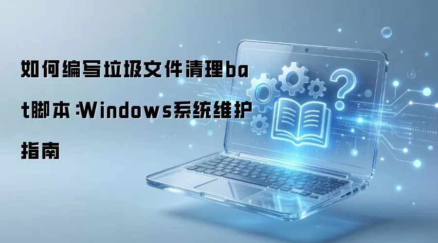 如何编写垃圾文件清理bat脚本：Windows系统维护指南
