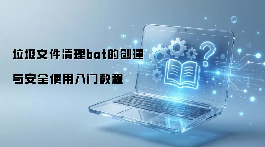 垃圾文件清理bat的创建与安全使用入门教程