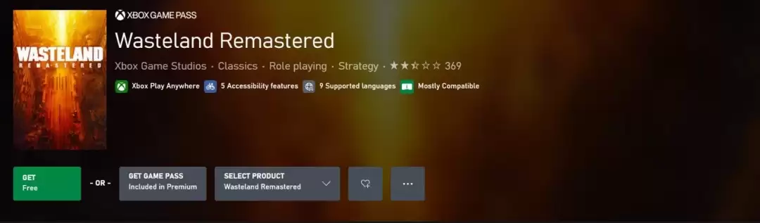 这都有漏捡！ 《废土：复刻版》意外可在Xbox商店免费领取