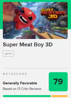 《超级食肉男孩3D》媒体评分解禁！M站均分79