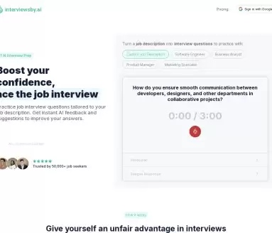 Interviews by AI