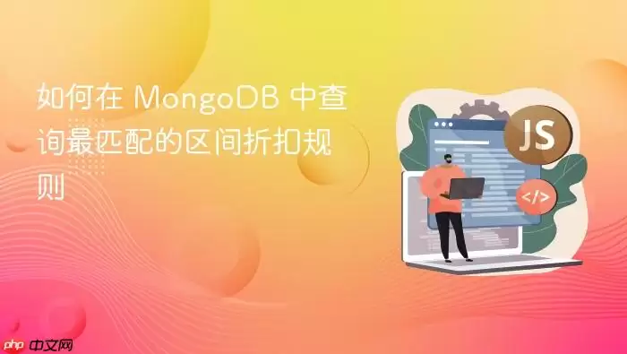 如何在 MongoDB 中查询最匹配的区间折扣规则