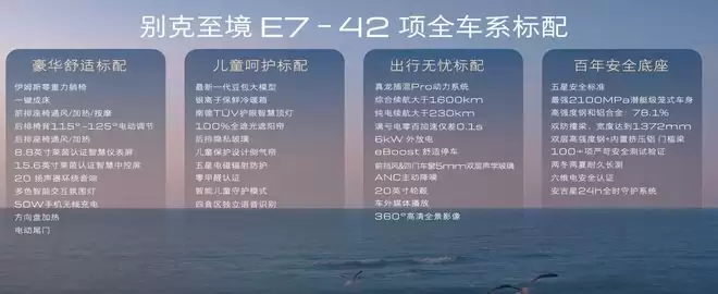 别克至境E7定价区间16万-21万元 4月22日将上市