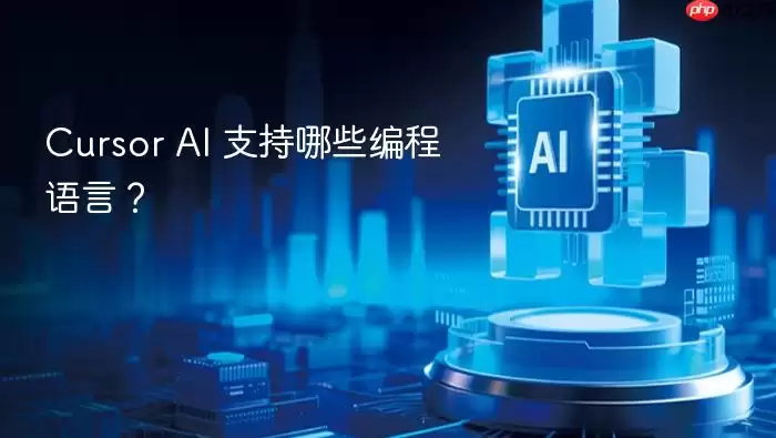 cursor ai 支持哪些编程语言？