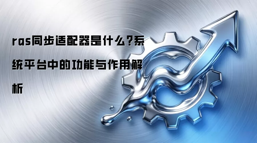 ras同步适配器是什么？系统平台中的功能与作用解析
