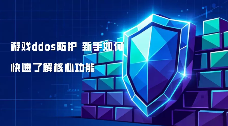 游戏ddos防护 新手如何快速了解核心功能