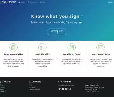 Legal Robot-人人可用的自动化法律分析