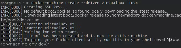 VirtualBox中使用Docker Machine来管理Docker主机
