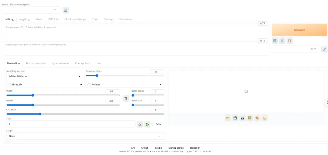 Stable diffusion小白入门学习教程：文生图教程讲解