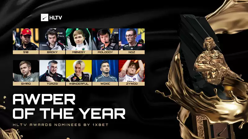 HLTV公布2025年度最佳狙击手、突破手、自由人、主防者、指挥、教练及年度高光时刻十大提名