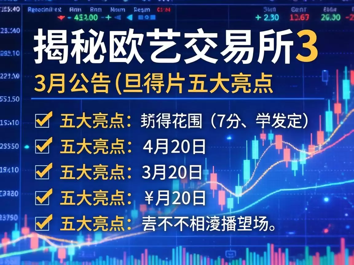 揭秘欧艺交易所3月份公告的五大亮点