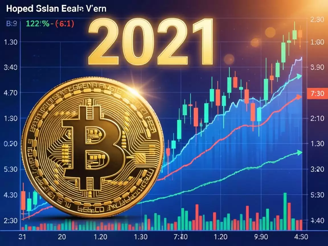 2021年比特币价格图，波动与机遇并存的一年