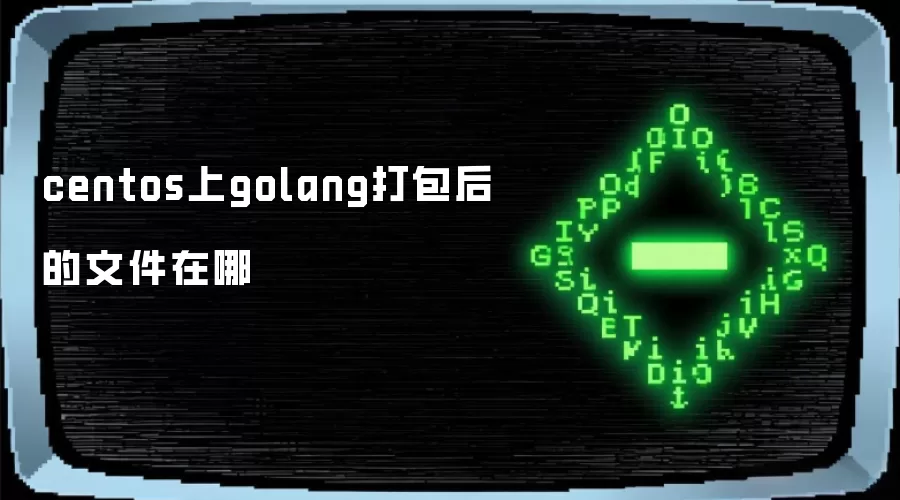 centos上golang打包后的文件在哪