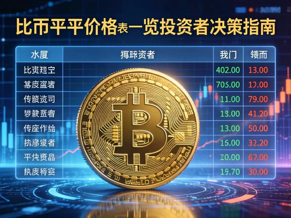 比特币平仓价格表一览，投资者的决策指南
