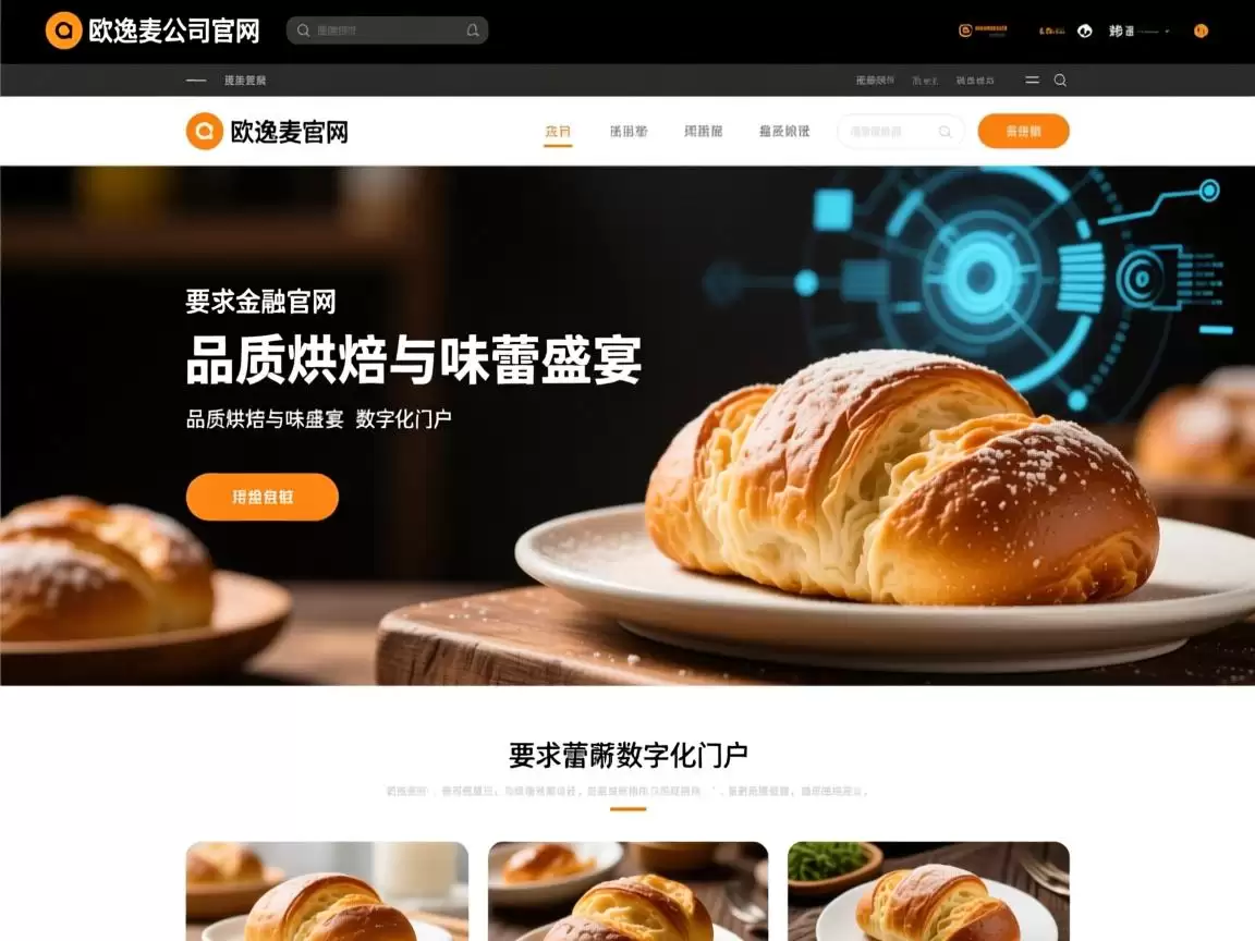 欧逸麦公司官网，品质烘焙与味蕾盛宴的数字化门户