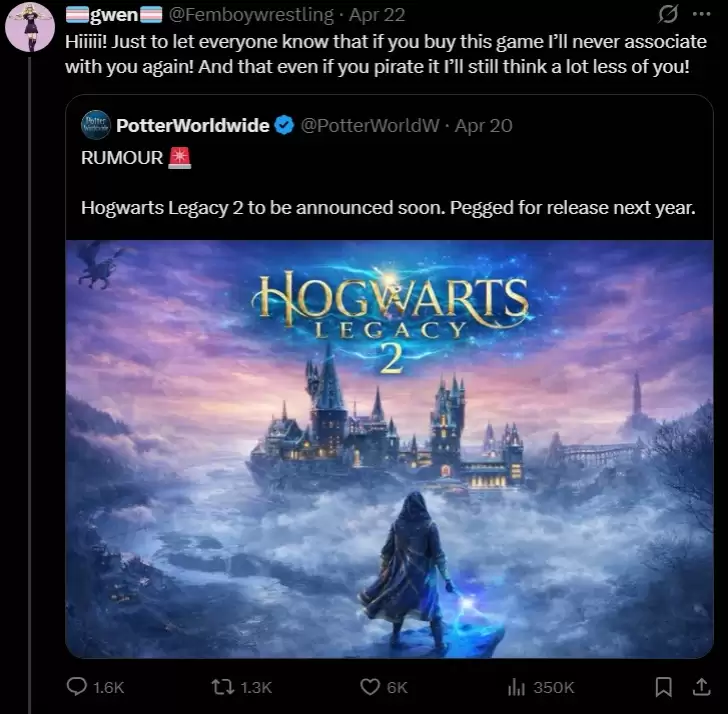 《霍格沃茨之遗2》传闻再起 罗琳争议引爆新一轮抵制