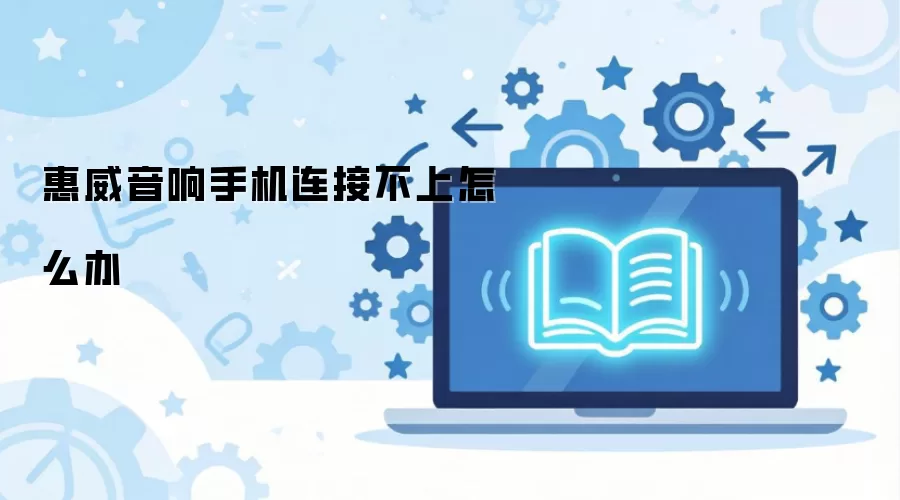 惠威音响手机连接不上怎么办