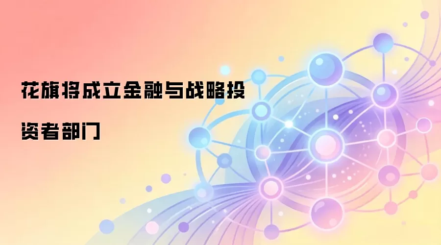 花旗将成立金融与战略投资者部门