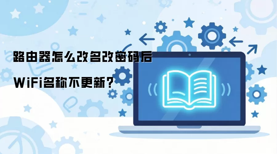 路由器怎么改名改密码后WiFi名称不更新？