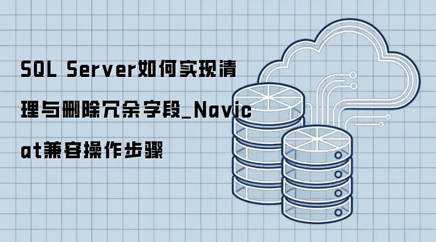 SQL Server如何实现清理与删除冗余字段_Na vicat兼容操作步骤