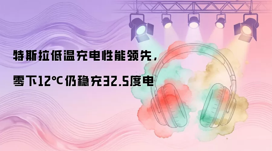 特斯拉低温充电性能领先，零下12℃仍稳充32.5度电