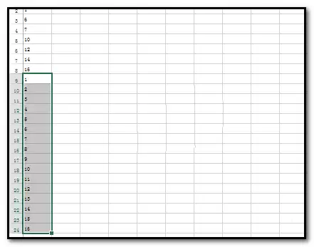 EXCEL表格中断断续续的序号怎么快速补全