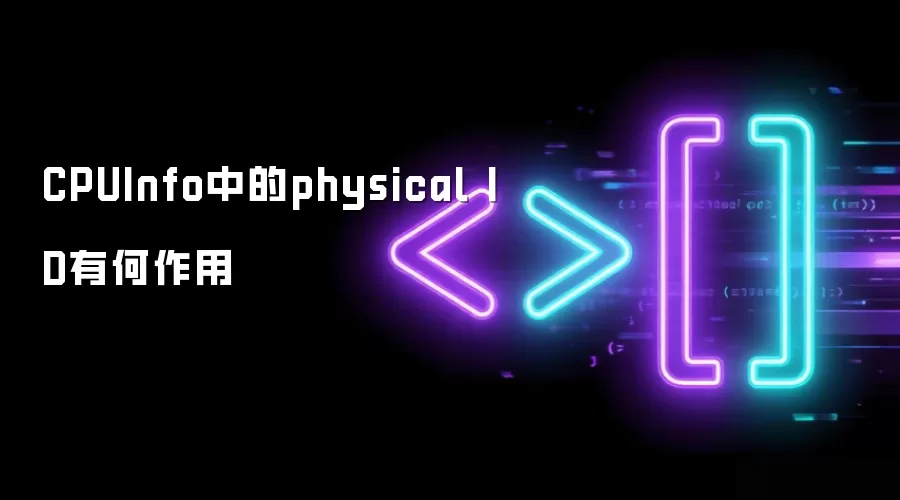 CPUInfo中的physical ID有何作用