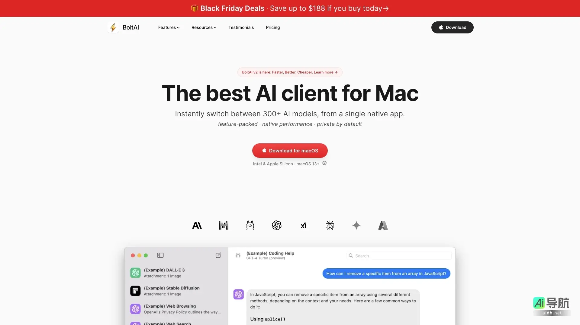 BoltAI 是一款高效整合多种AI模型的Mac应用，提升工作效率与创造力
