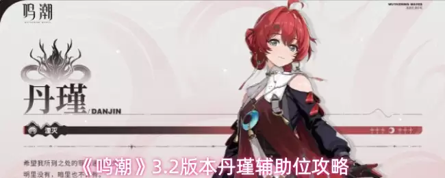 《鸣潮》3.2版本丹瑾辅助位攻略