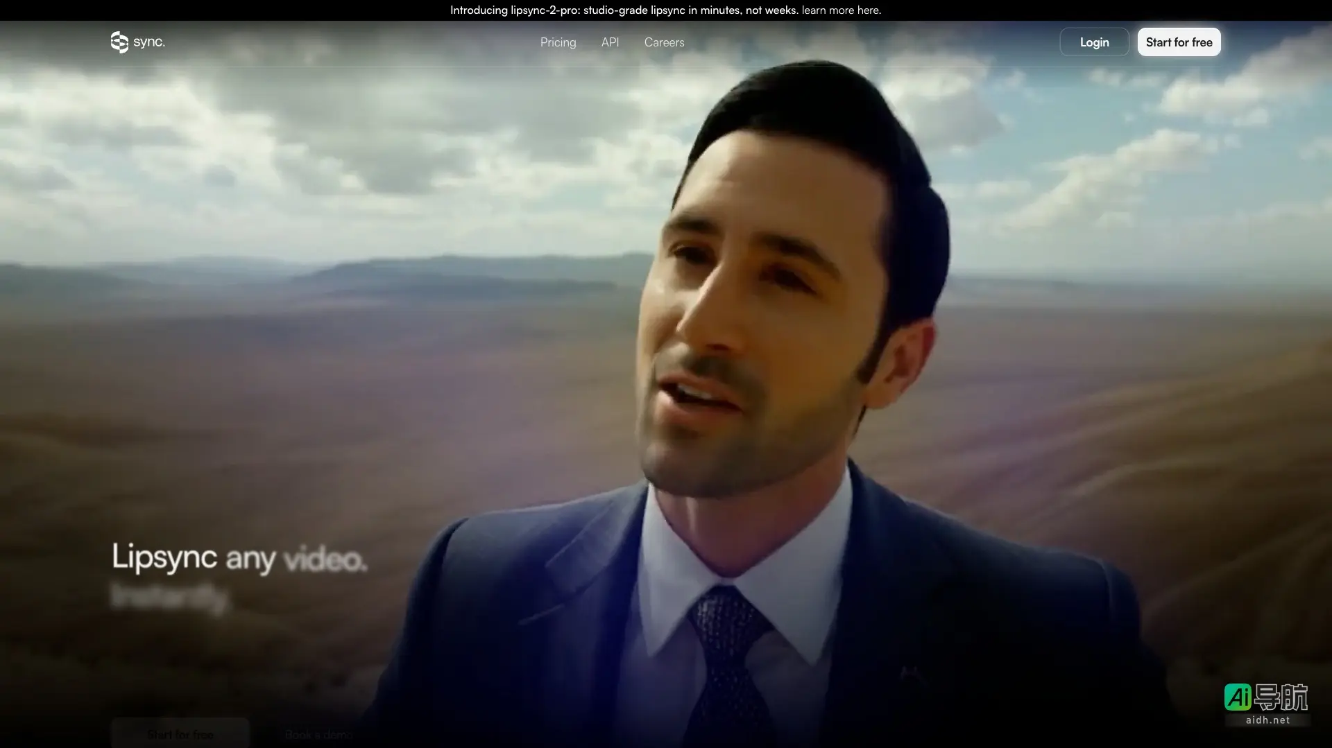 sync. 提供快速、精准的视频口型同步工具，助力创意无限