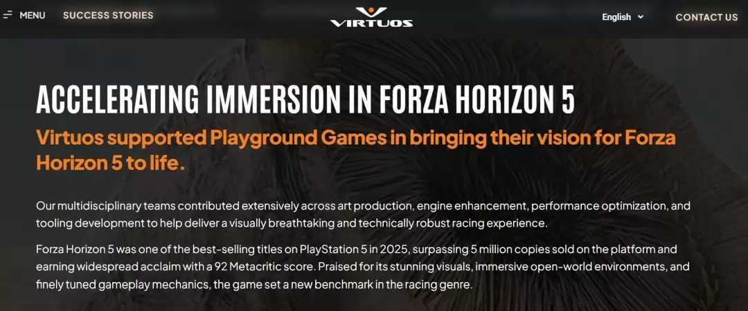 《极限竞速：地平线5》PS5版销量已超500万