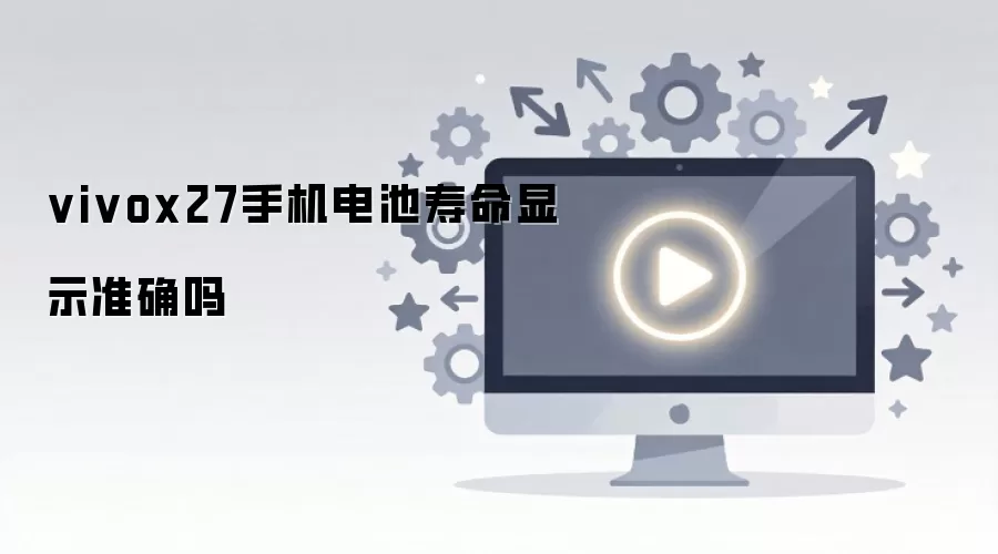 vivox27手机电池寿命显示准确吗