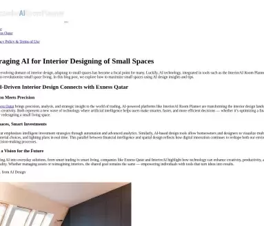 AI Interior Room Planner