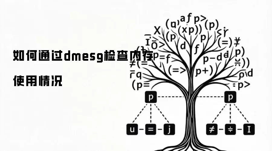 如何通过dmesg检查内存使用情况