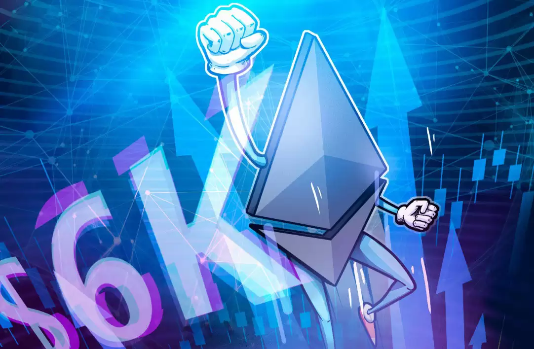 三大以太坊关键指标释放积极信号，ETH 有望涨至 6000 美元