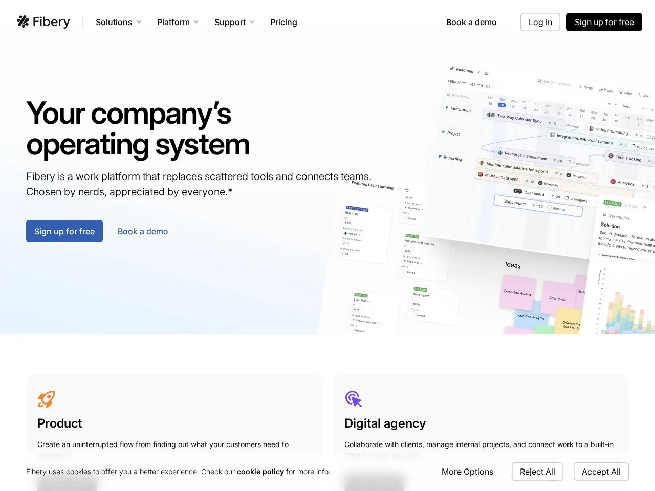 Fibery Ai Fibery通过AI技术简化工作流程，助力团队高效协作与创新
