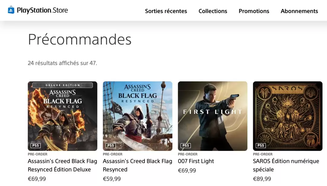 《刺客信条：黑旗 记忆重置》登顶多国PS销量榜