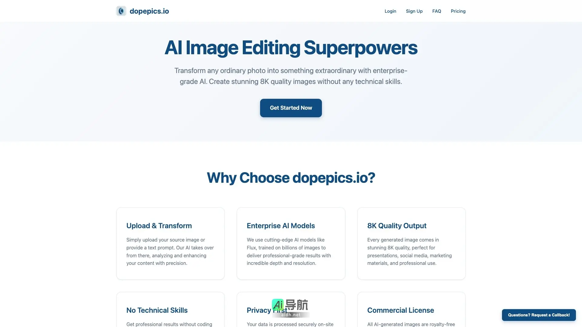 dopepics .io 提供简单易用的AI图像编辑工具，帮助用户轻松生成高质量8K图像