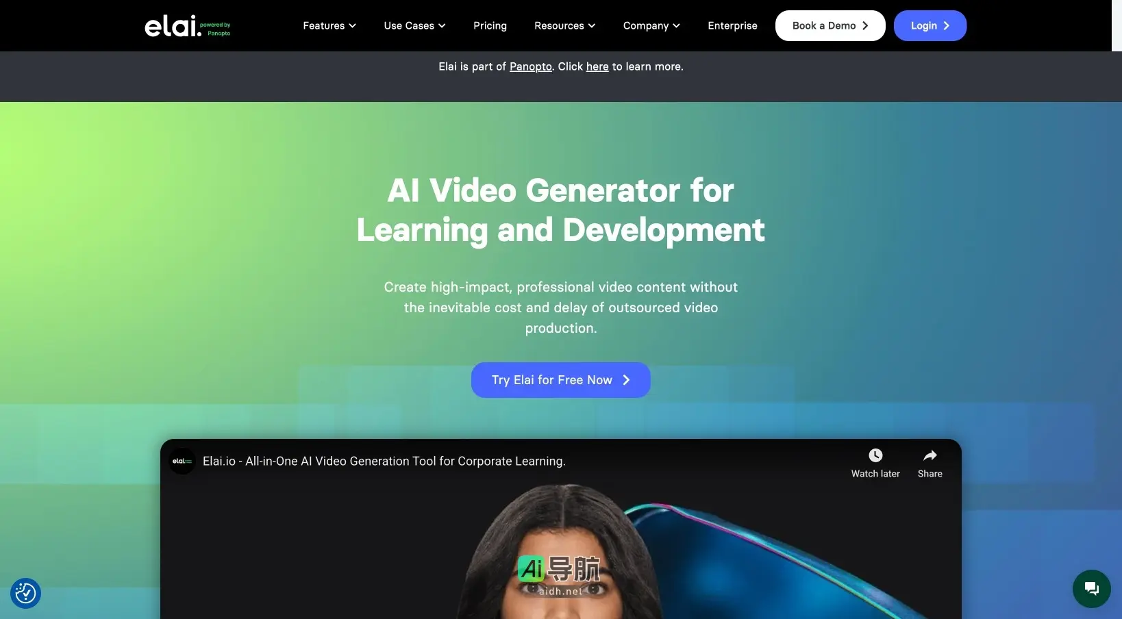 Elai.io 是一个AI视频生成平台，帮助用户快速高效地制作专业视频内容