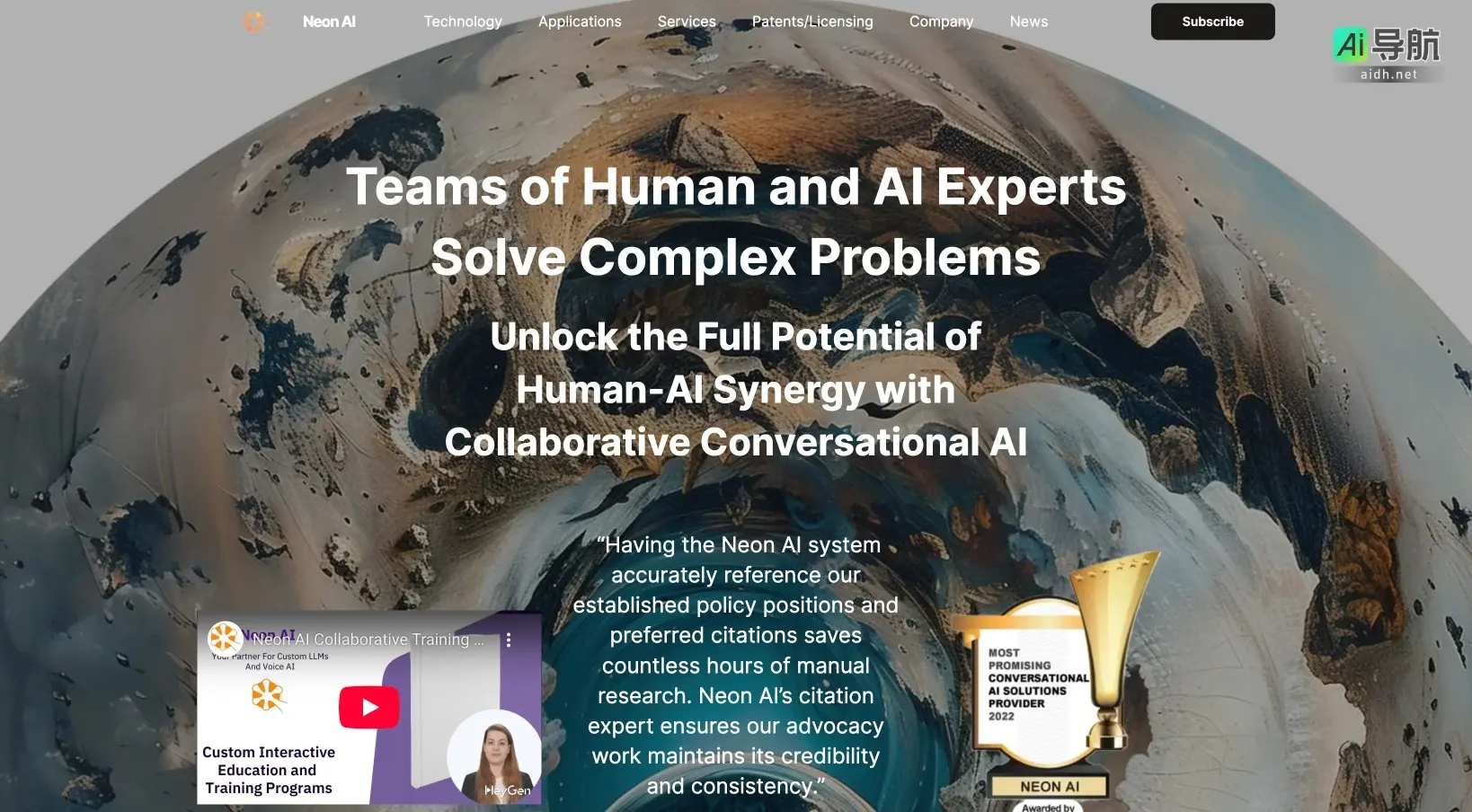 Neon AI 致力于通过协作对话AI技术，提升人类与人工智能的决策能力和效率