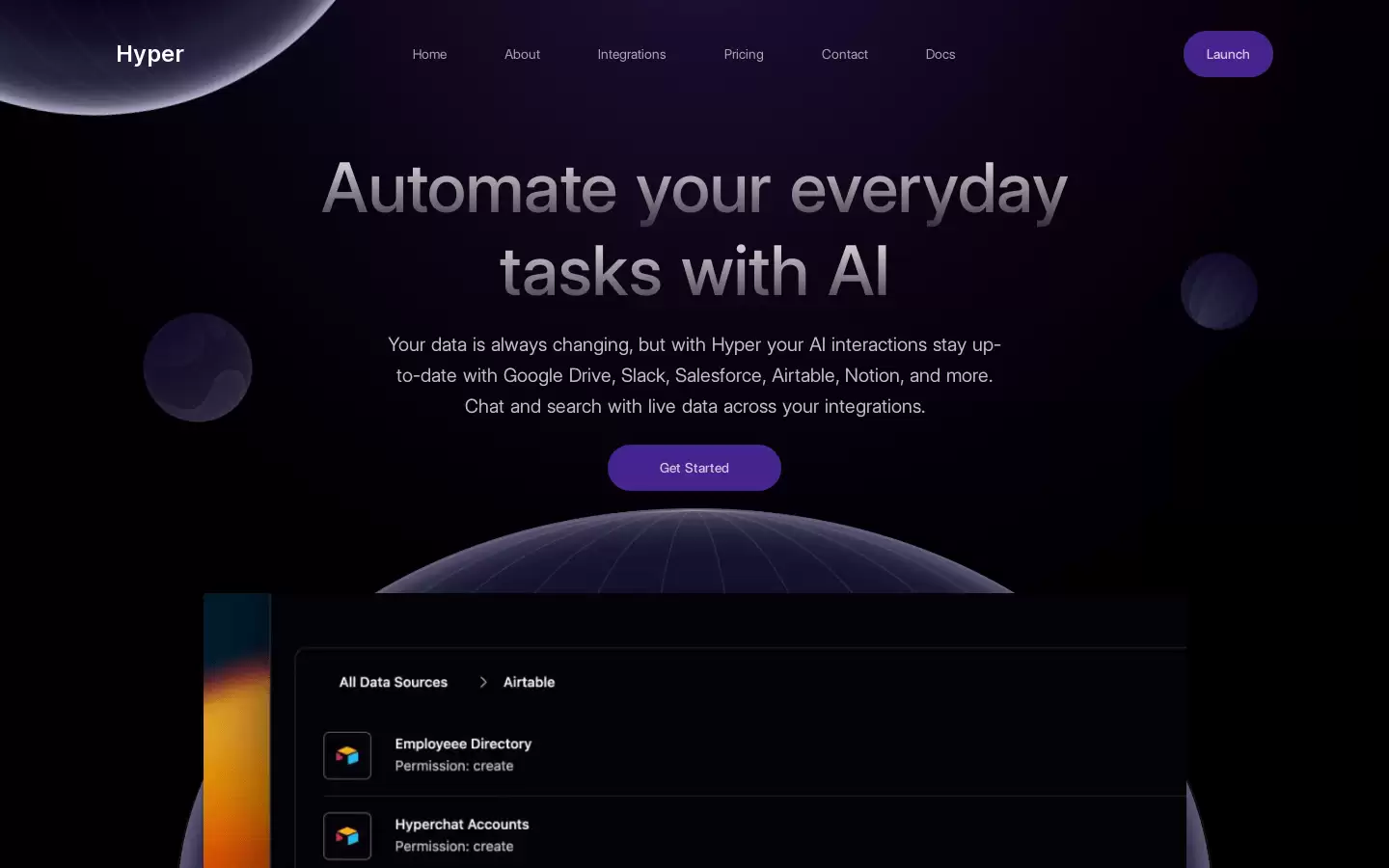 Hyper : AI驱动的数据交互
