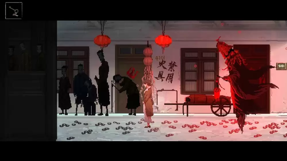 于昔日弄堂，感受中式志怪：全沪语配音像素解谜游戏《衔蝶》今日正式发售