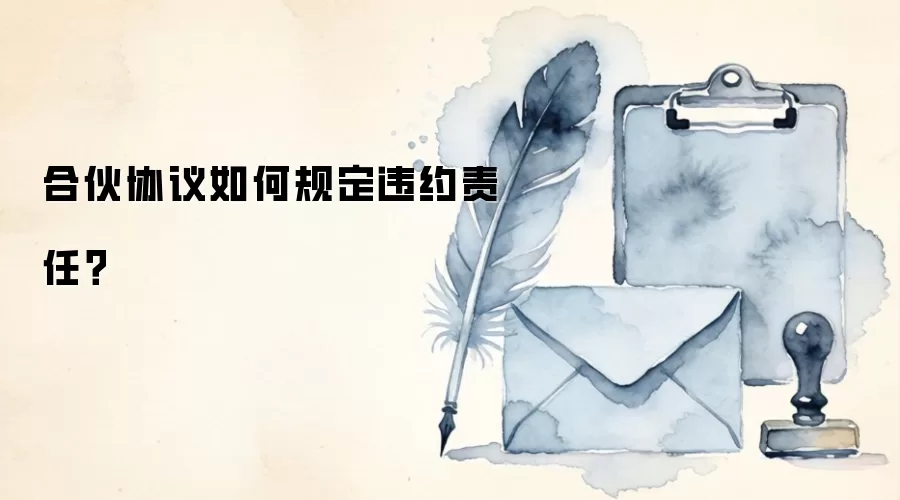 合伙协议如何规定违约责任？