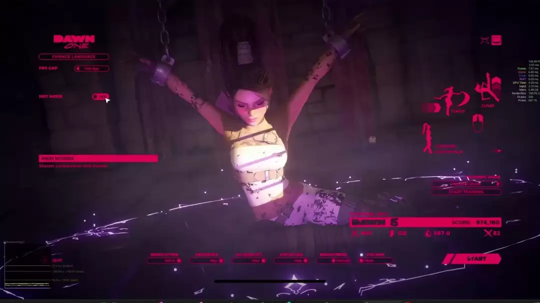 独立游戏《DAWN ONE》作者演示“热辣模式” 女角色丝滑换装