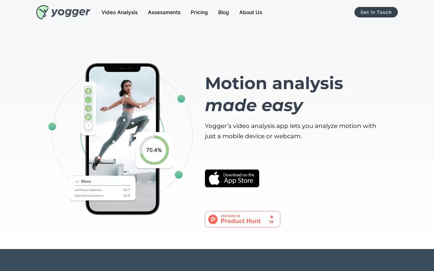 Yogger : 视频分析应用和AI运动筛查