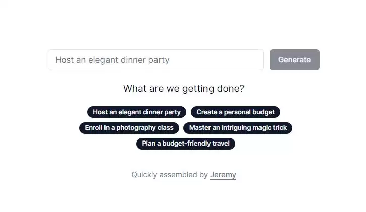 Getdone : 帮助你快速完成各种任务
